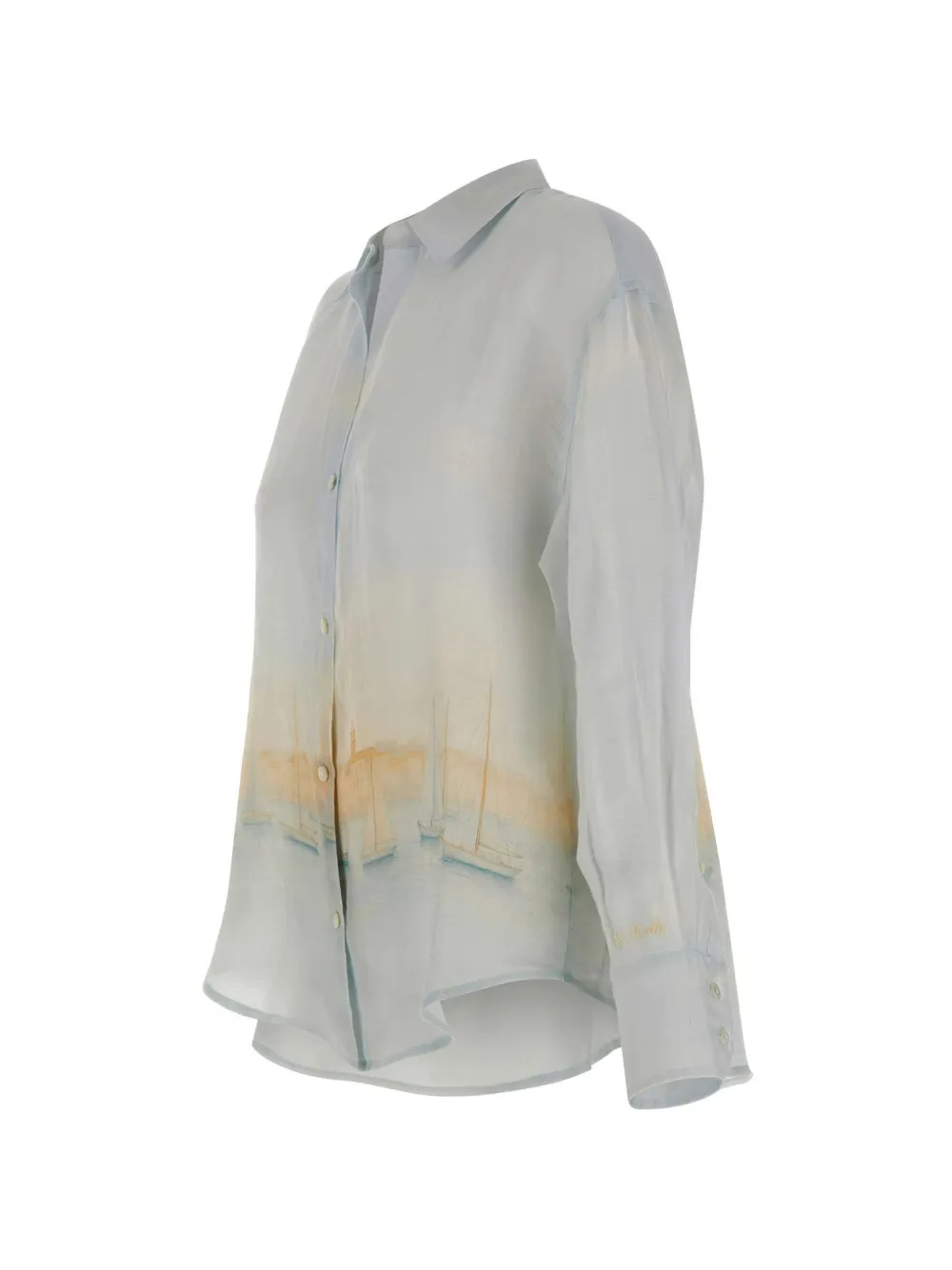  Mc2 Saint Barth Camisa Cristal Oversize - Azul 