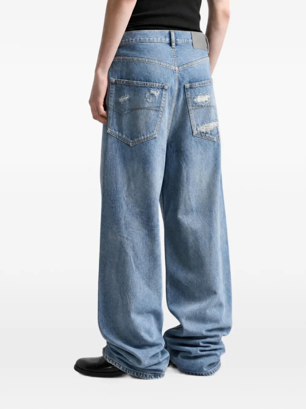 Balenciaga Baggy jeans Blauw