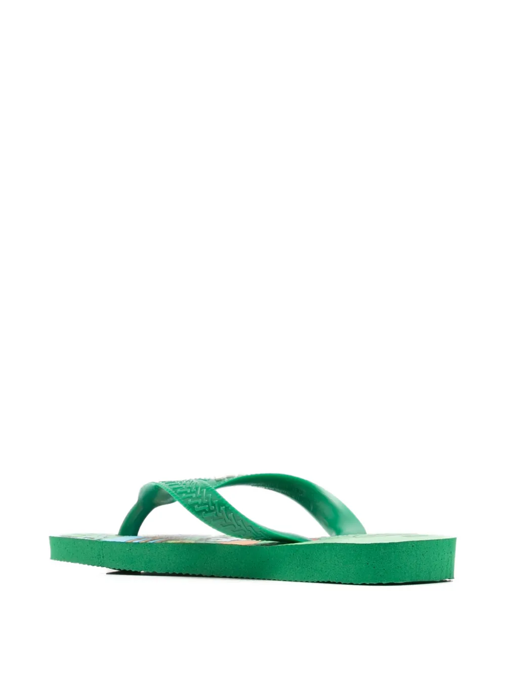 Havaianas Kids x Minecraft logo-detail flip flops Groen