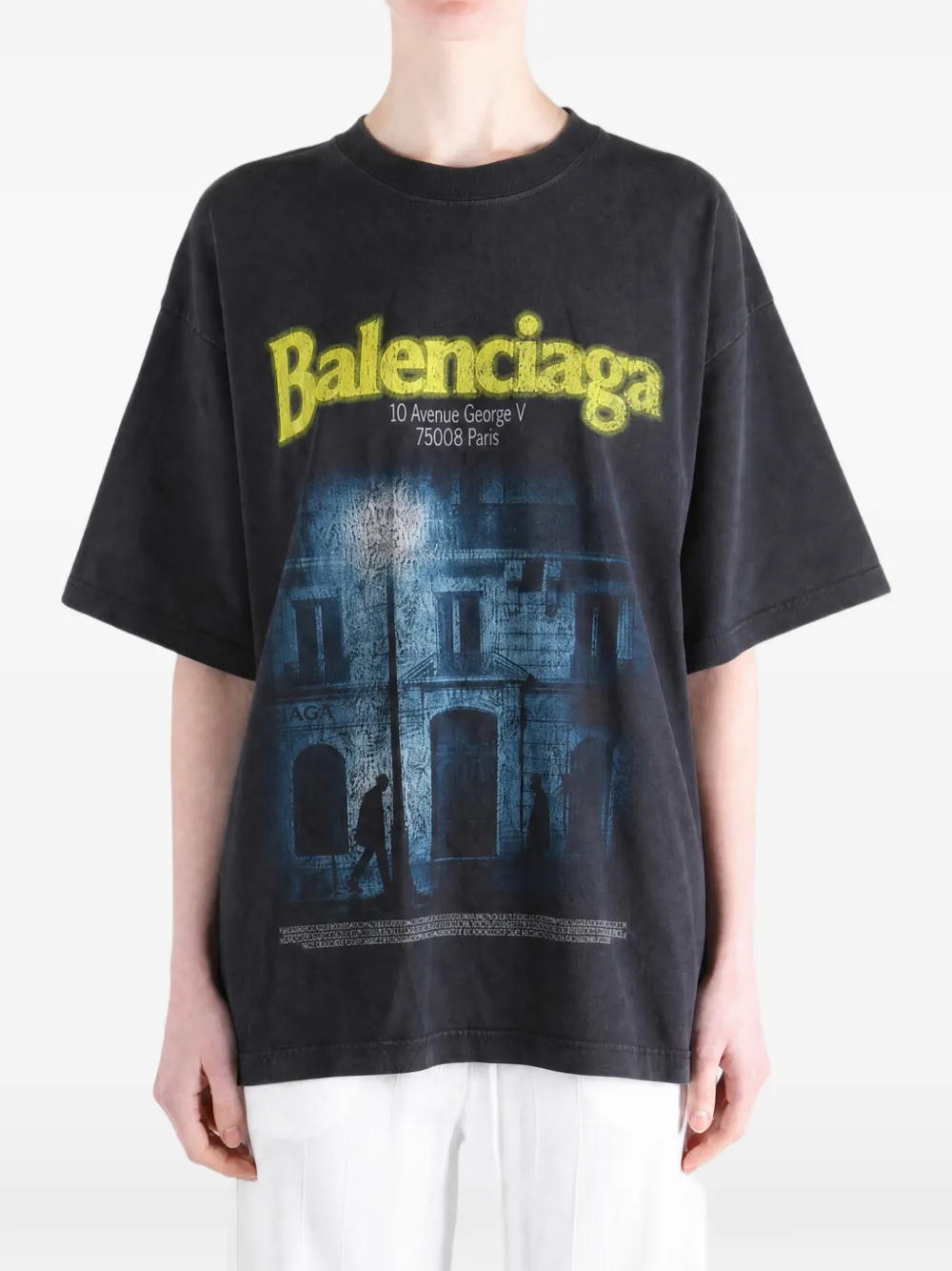 Balenciaga グラフィック Tシャツ | ブラック | FARFETCH JP