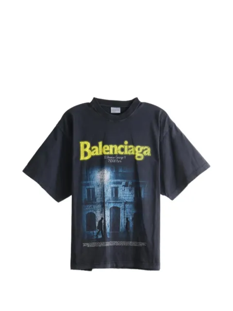 Balenciaga T-shirt med grafisk tryk