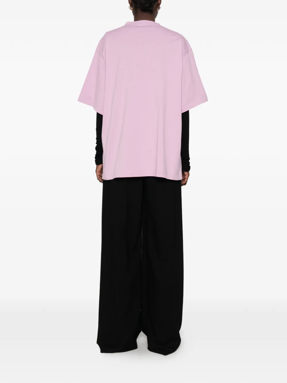 Balenciaga Surfer oversized T-shirt Roze