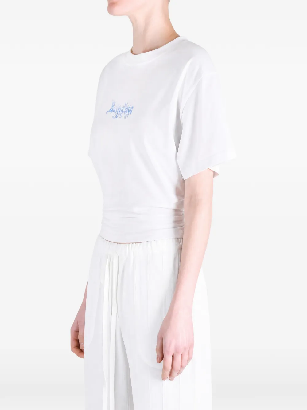 Balenciaga T-shirt met logoprint Wit