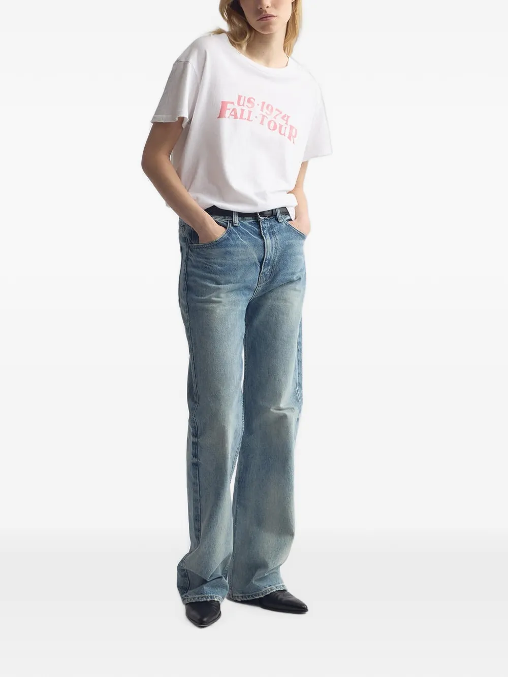 Nili Lotan Brady T-shirt Wit