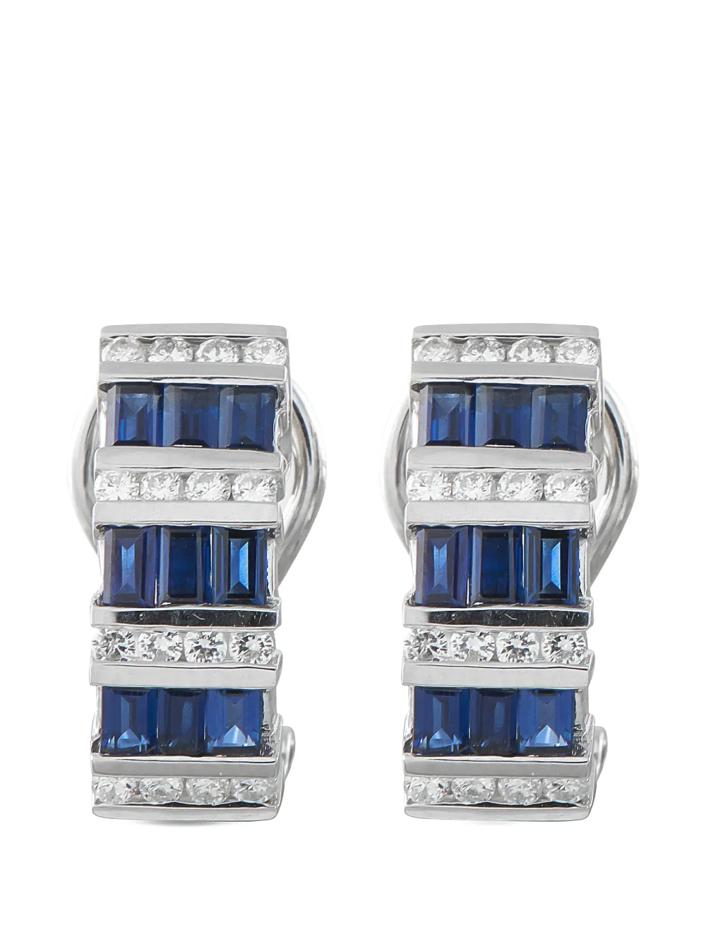 LB Exclusive sapphire and diamond earrings - Argento