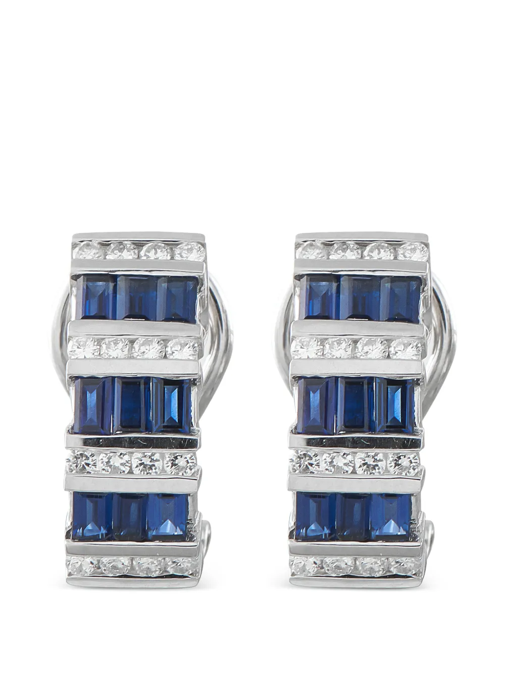 LB Exclusive sapphire and diamond earrings - Argento