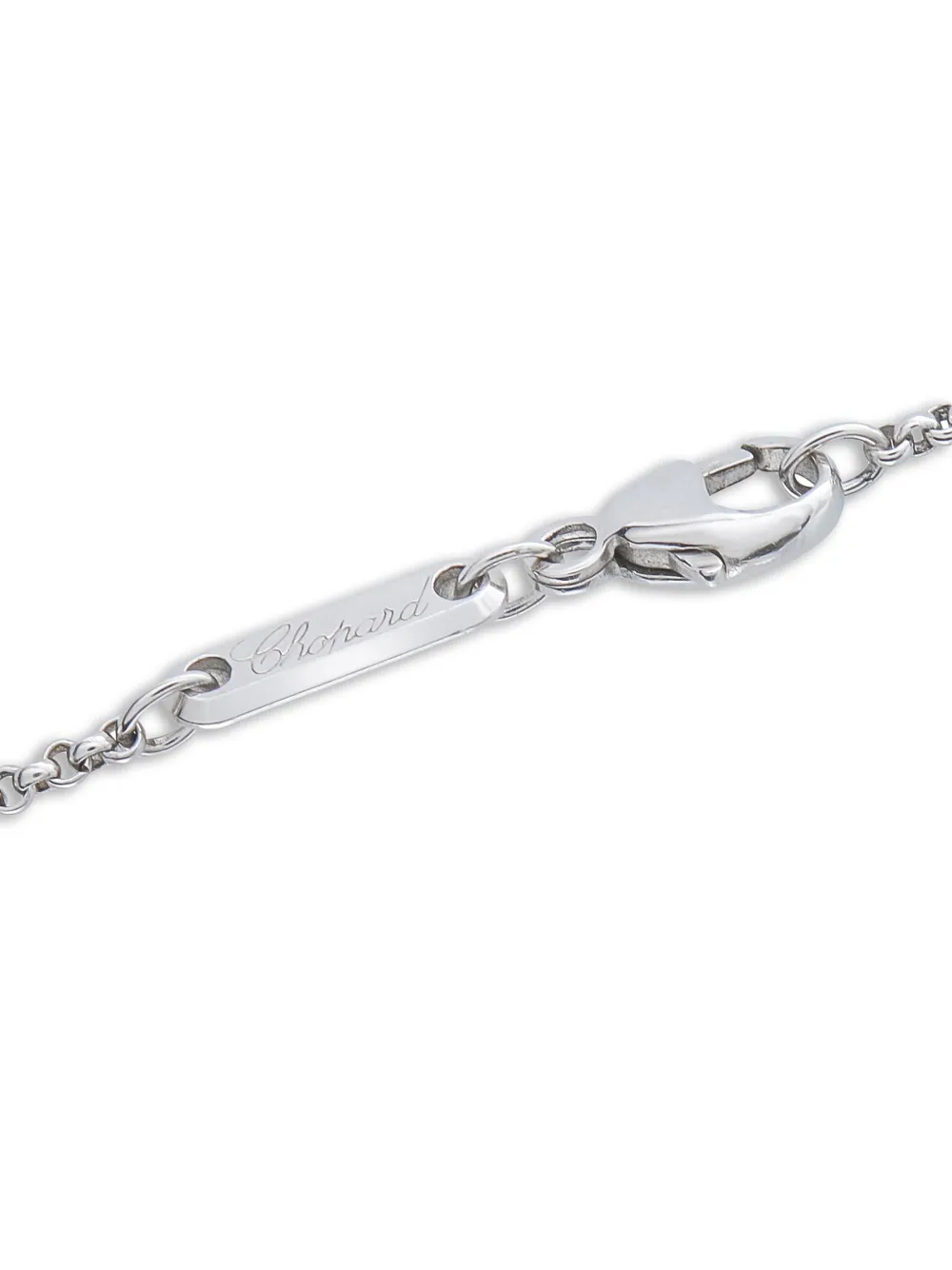 Chopard Pre-owned Happy Diamonds Heart Necklace in Silver, view 4