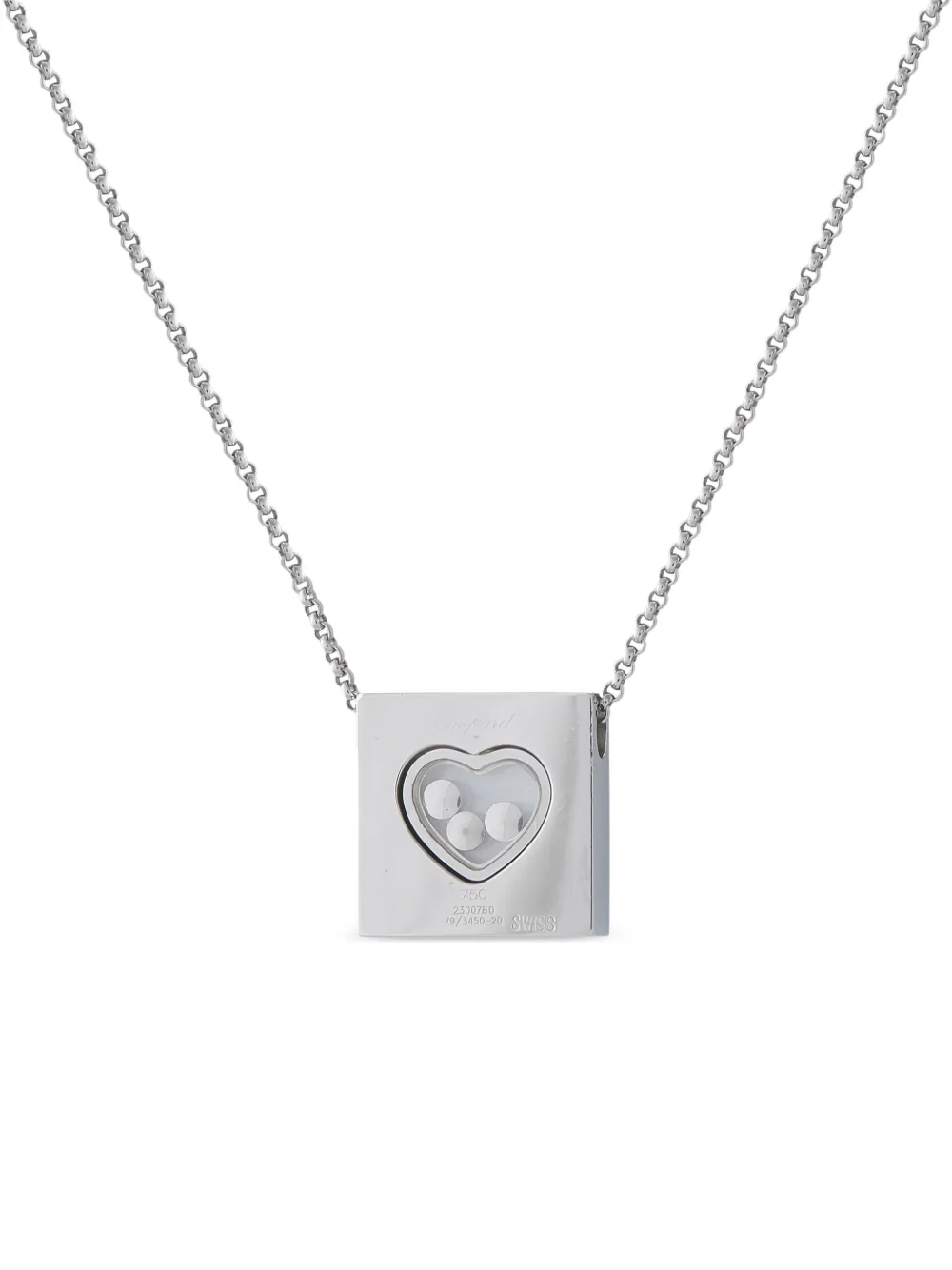  Chopard Pre-owned Collar Happy Diamonds - Plateado 
