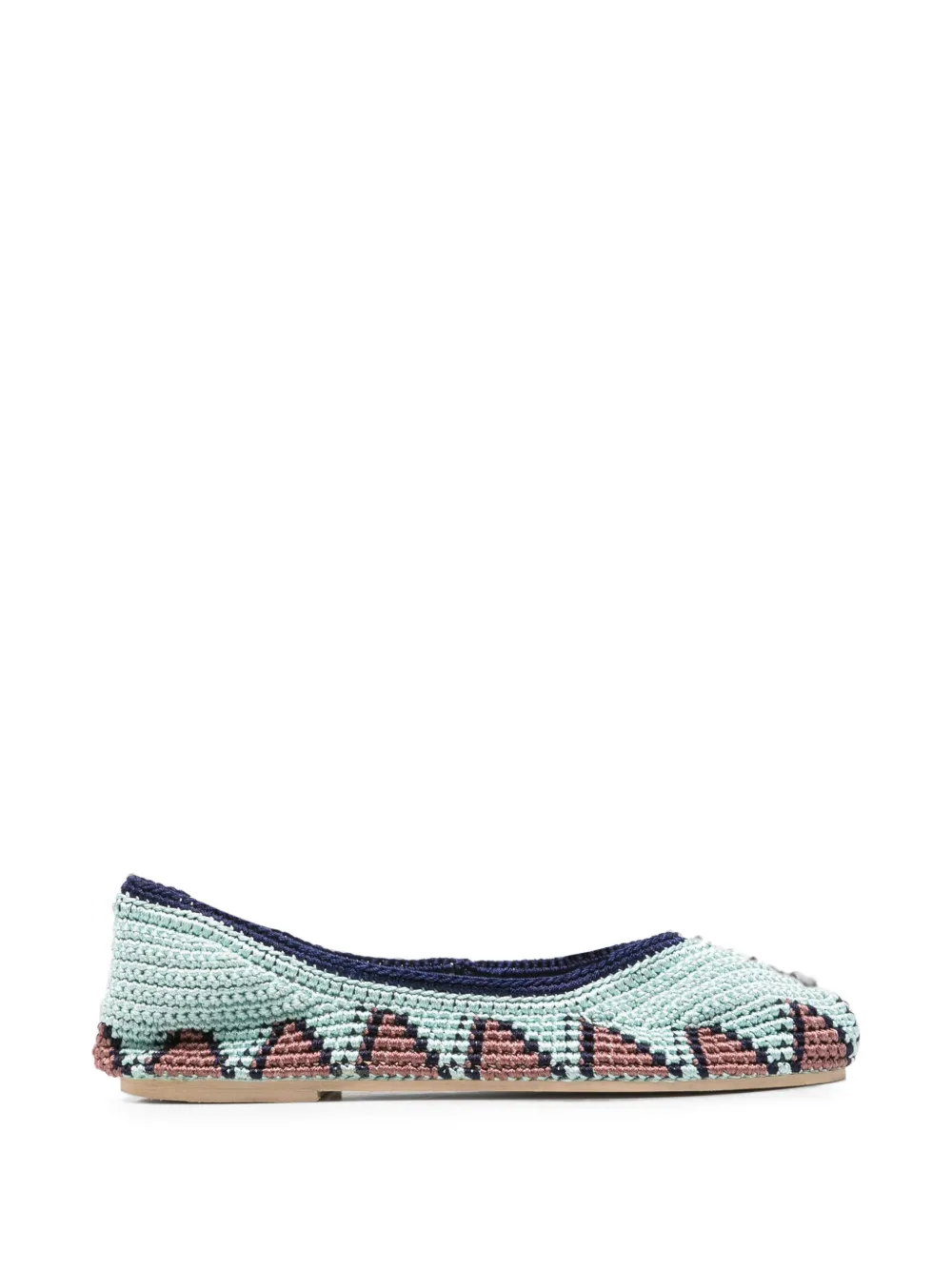 SLO_HAND_MADE Ballerine all'uncinetto - Blu