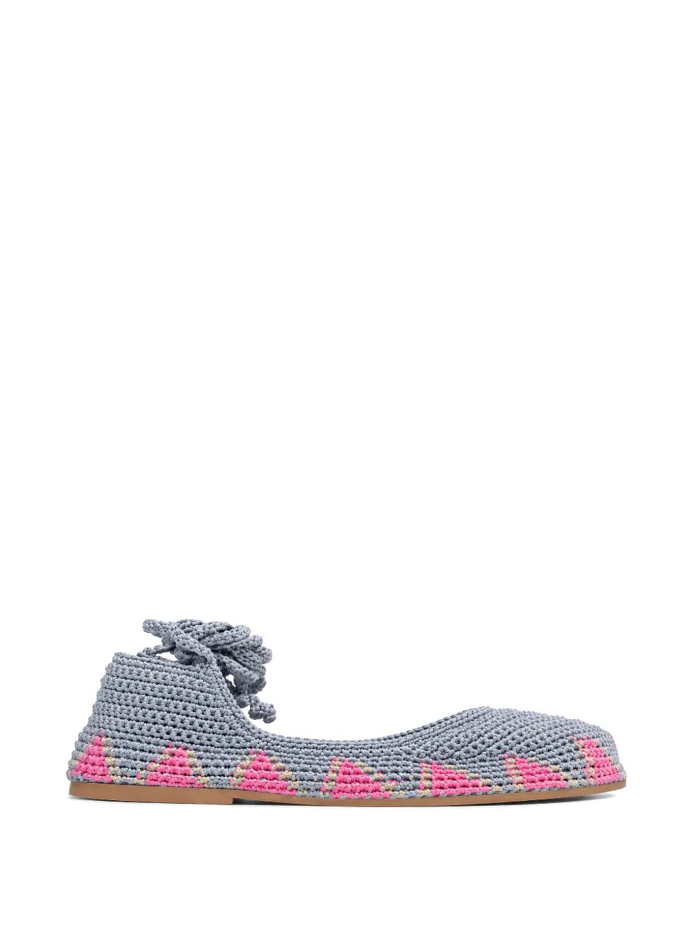 SLO_HAND_MADE crochet ballet flats - Grigio