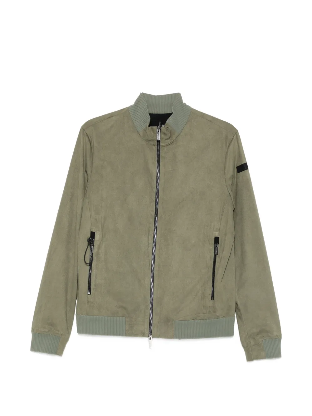 Roberto Ricci Designs suede-effect zip-up jacket - Green