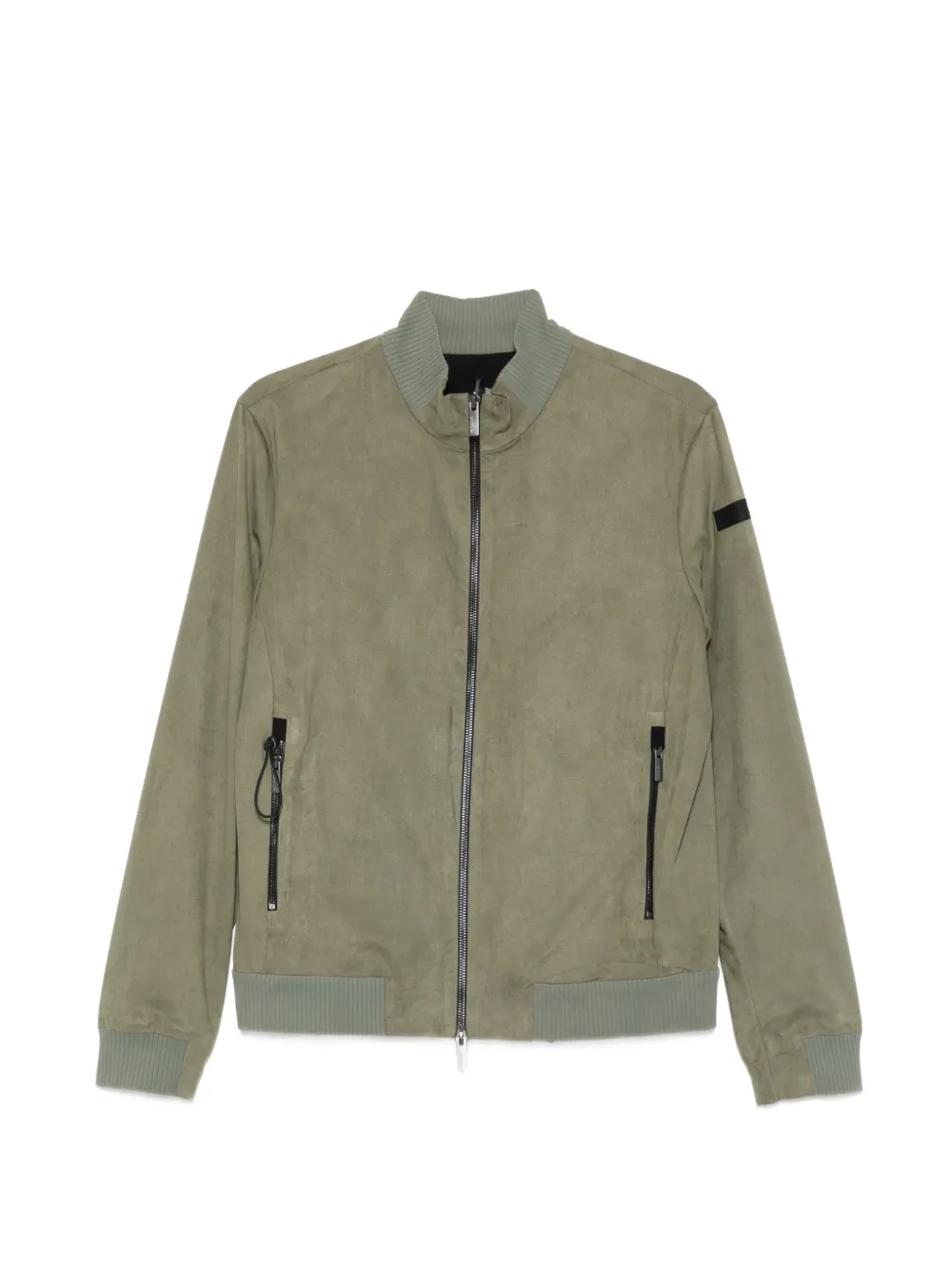 Roberto Ricci Designs suede-effect zip-up jacket - Verde
