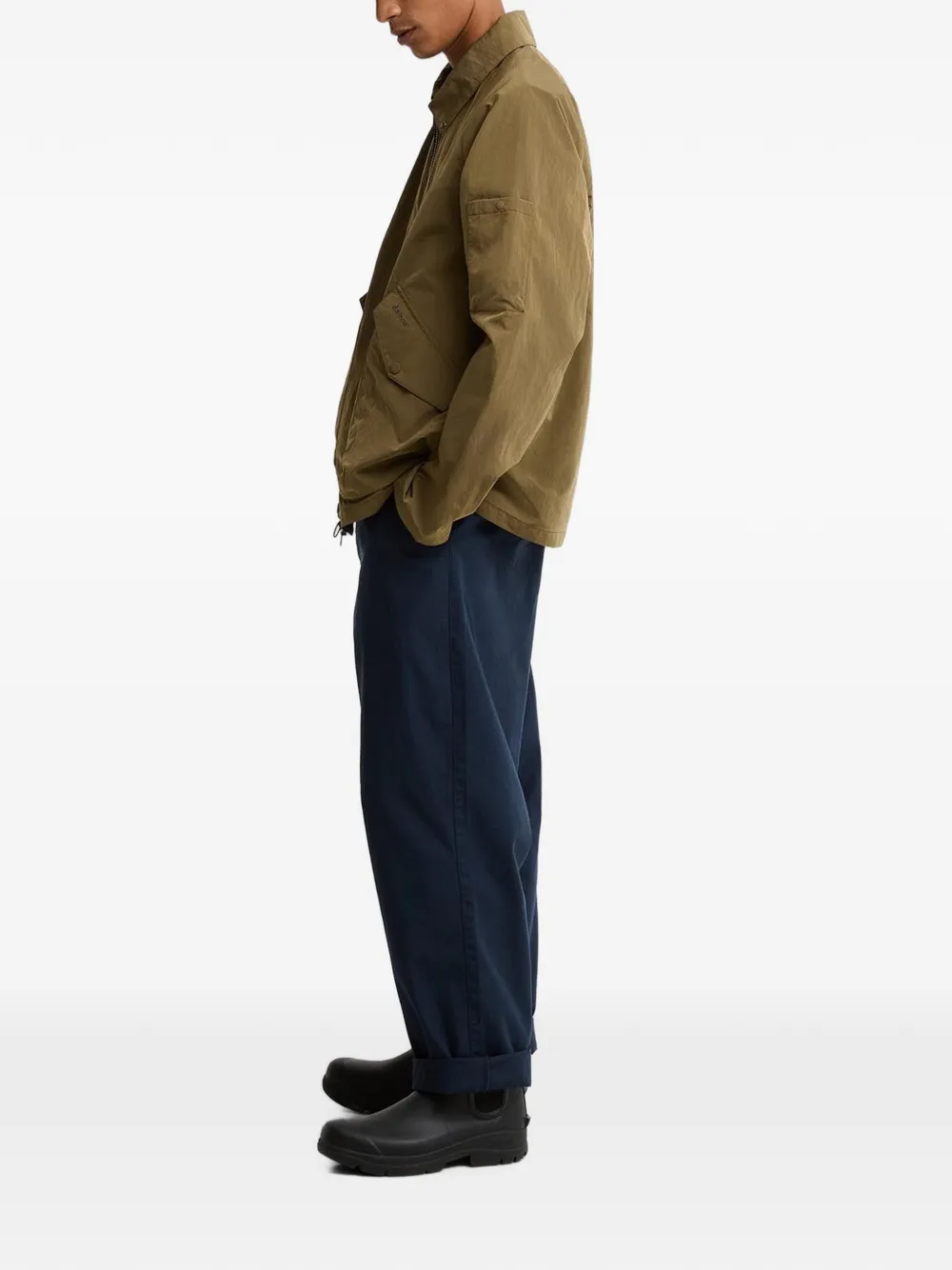 Barbour Re-Engineered bomberjack Groen