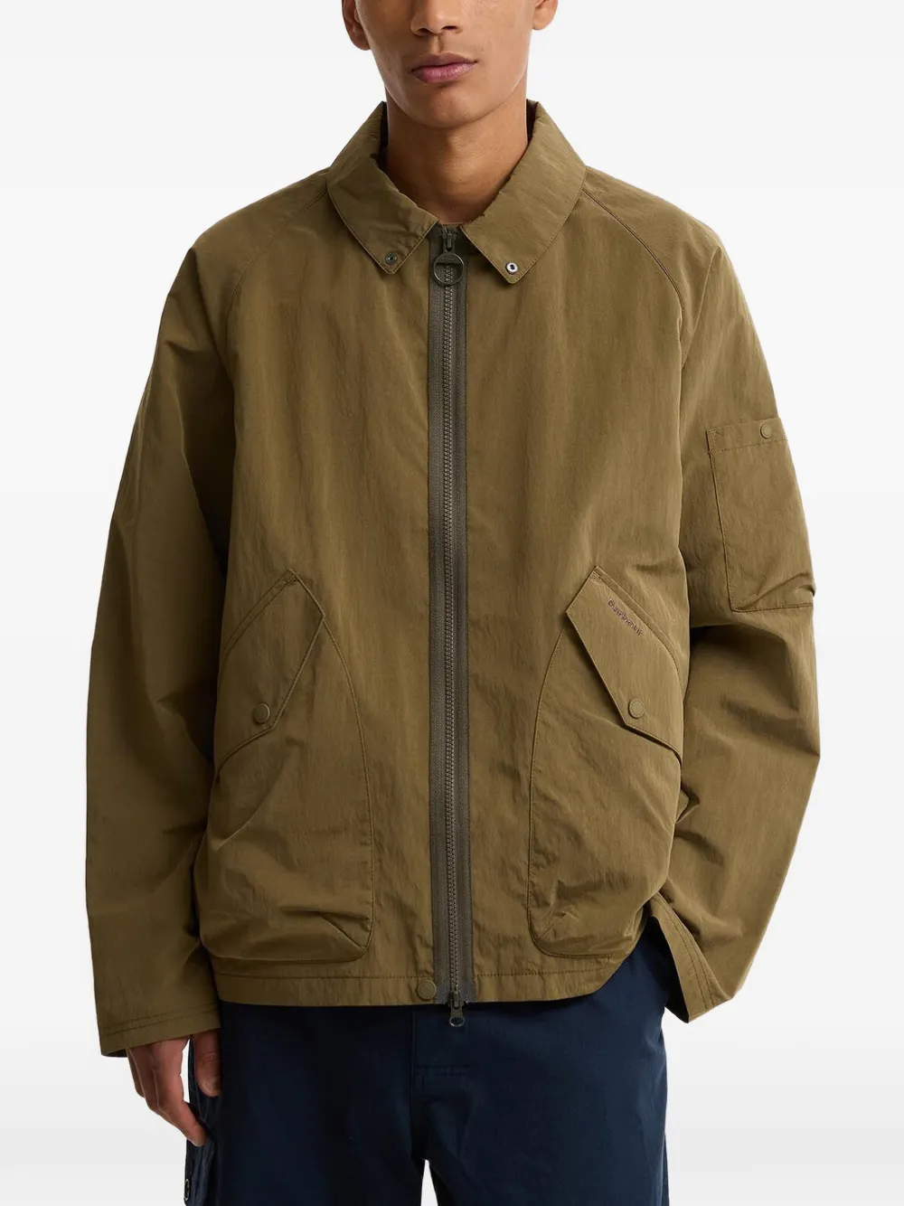 Barbour Re-Engineered bomberjack Groen