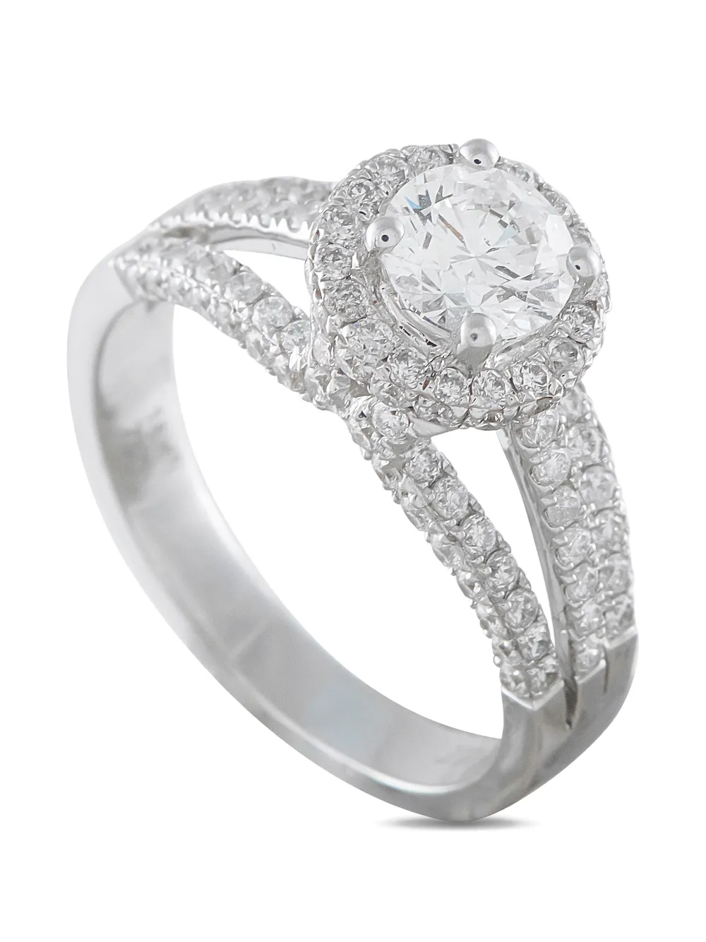 LB Exclusive diamond halo ring - Argento
