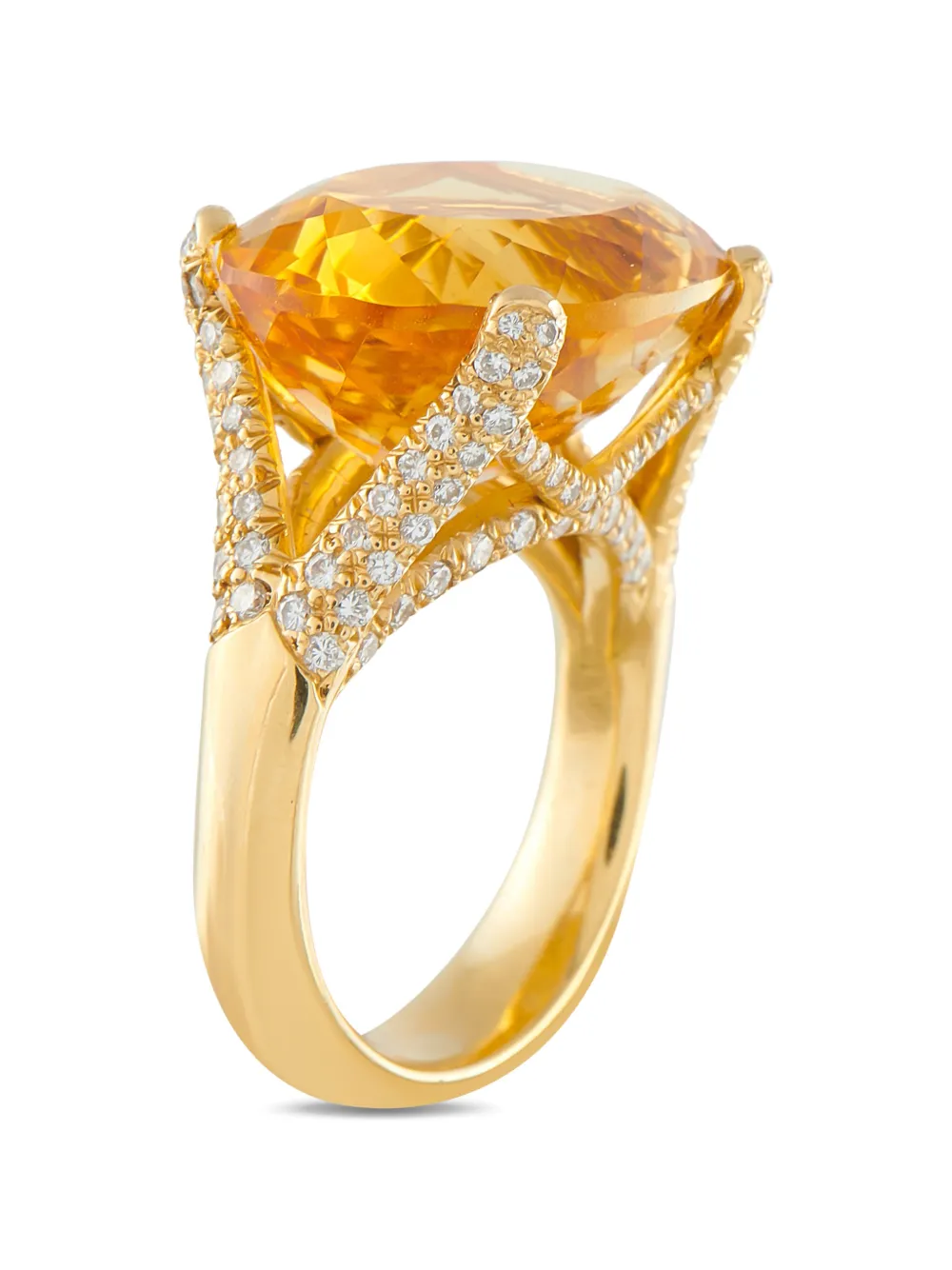 LB Exclusive citrine and diamond ring - Oro