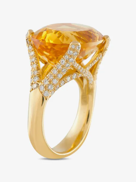 LB Exclusive Ring mit Zitrin und Diamanten