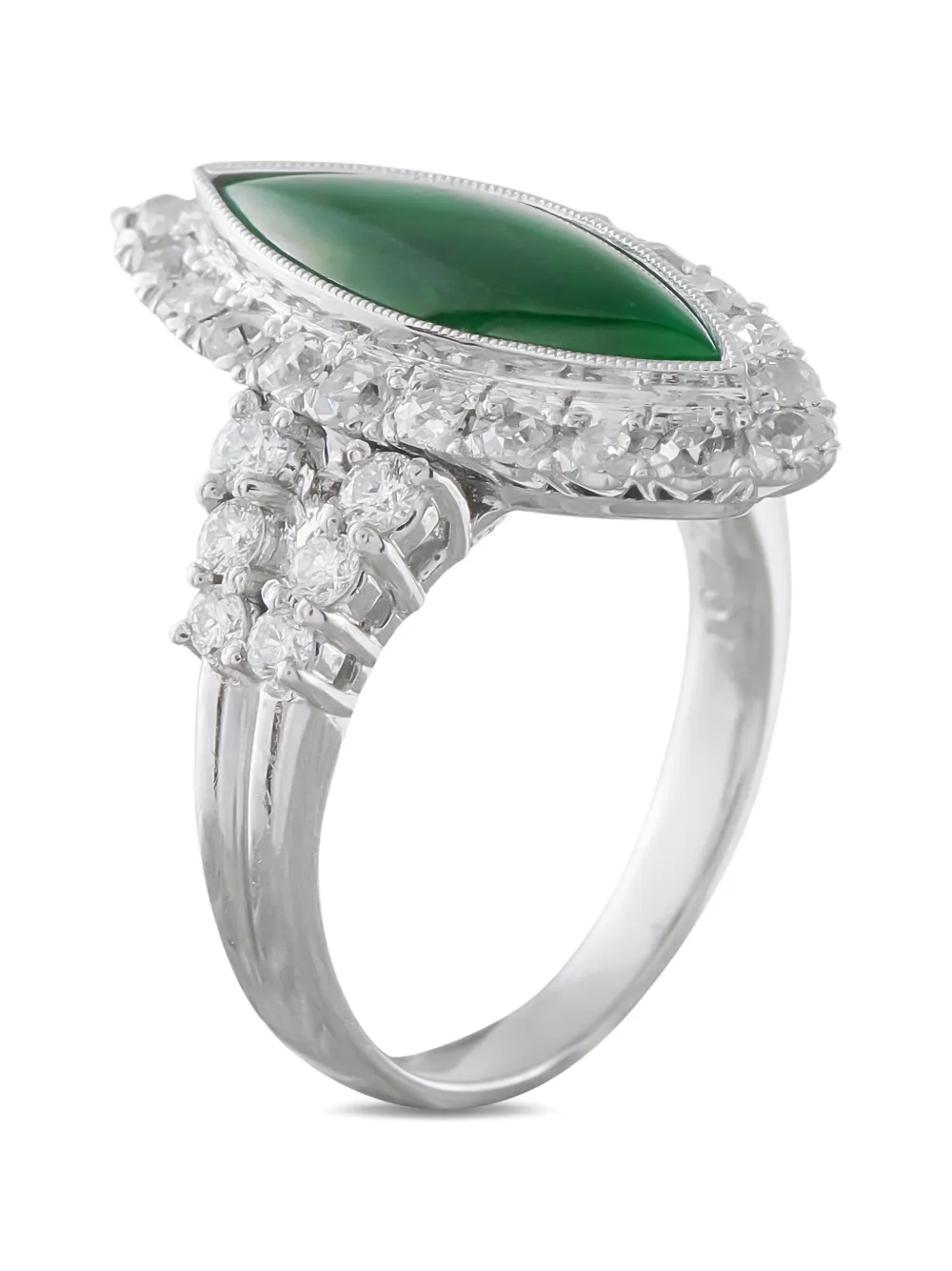 LB Exclusive jade and diamond ring - Argento
