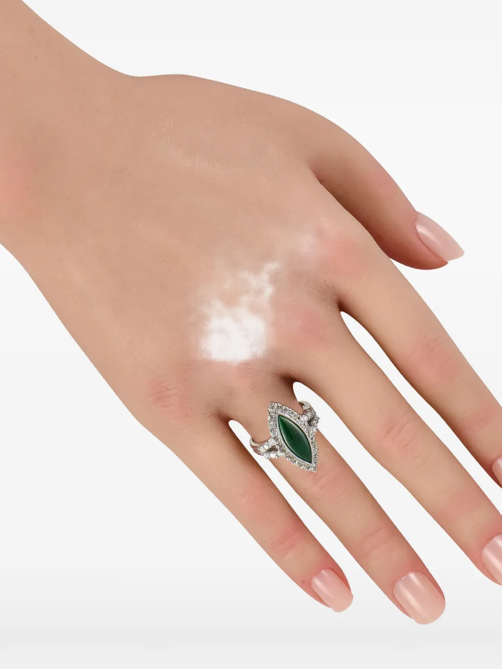 LB Exclusive jade and diamond ring - Argento