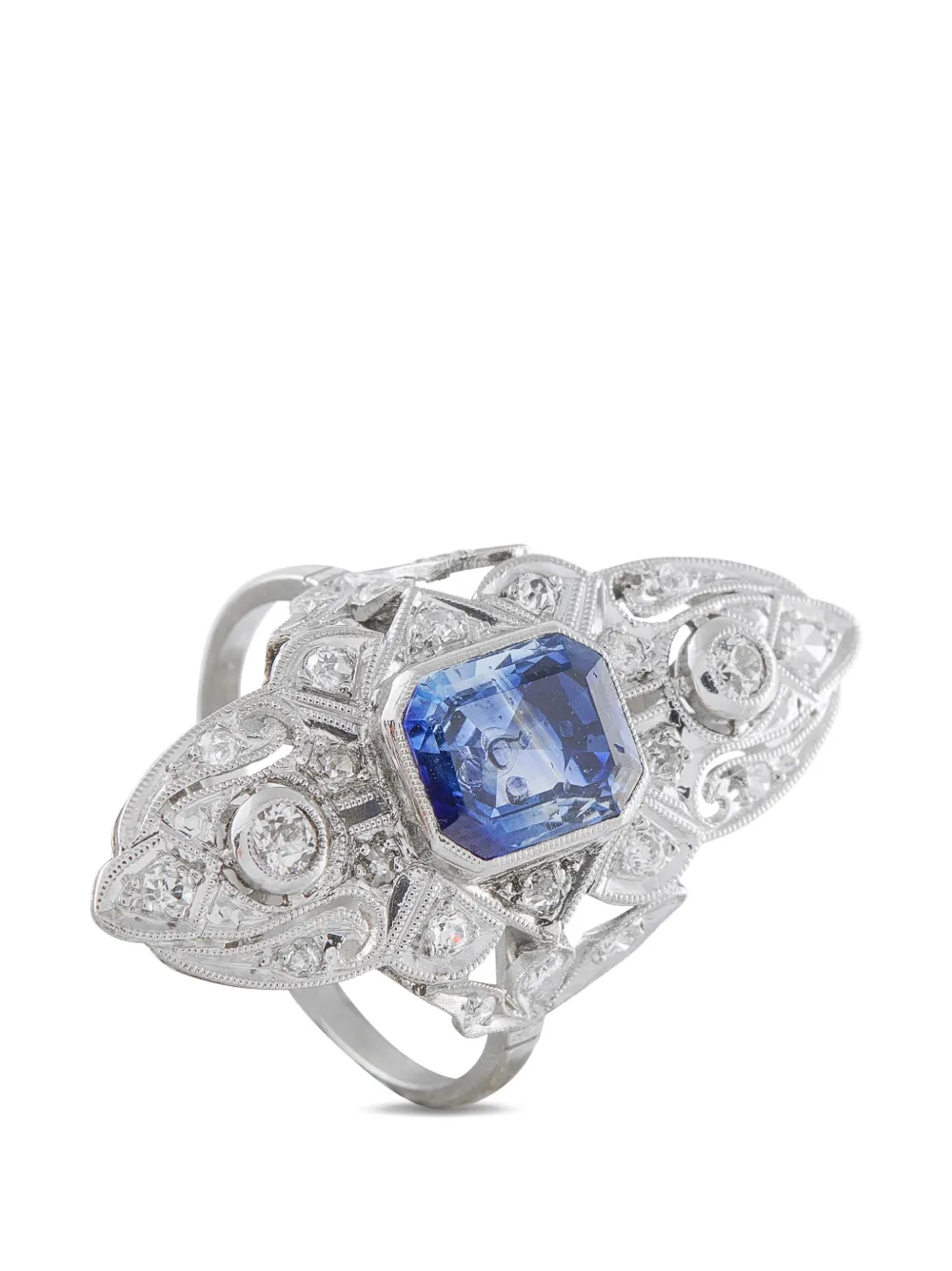 LB Exclusive sapphire and diamond ring - Argento