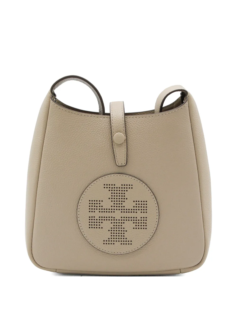 Tory Burch perforated-logo leather shoulder bag - Toni neutri