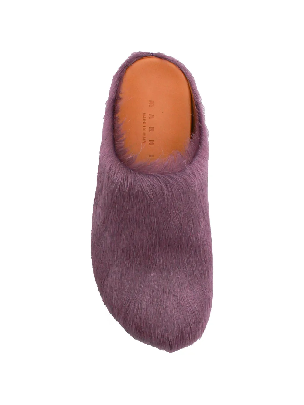 Marni calf-hair mules Paars