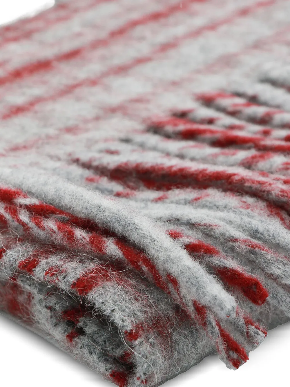 Marni Geruite sjaal Rood