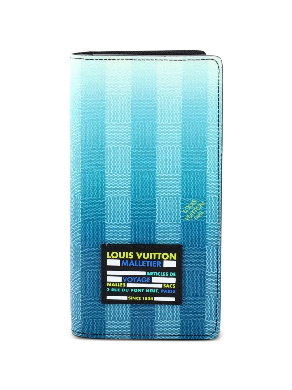 Louis Vuitton Pre-Owned Brazza Wallet Limited Edition Gradient Damier Stripes small wallets - Blu