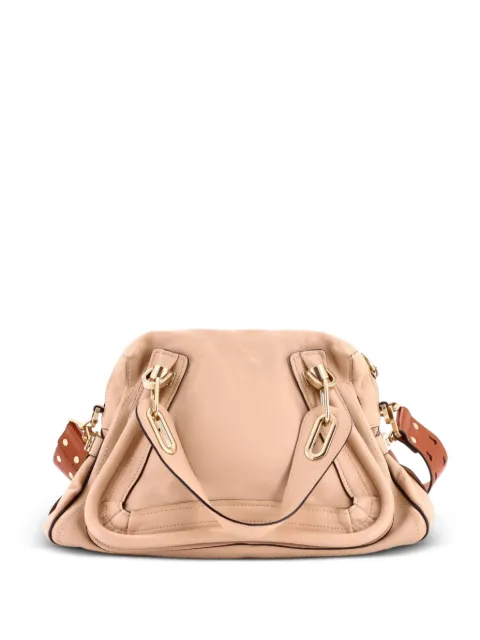 Chloé Pre-Owned bolsa satchel Paraty mediana de piel