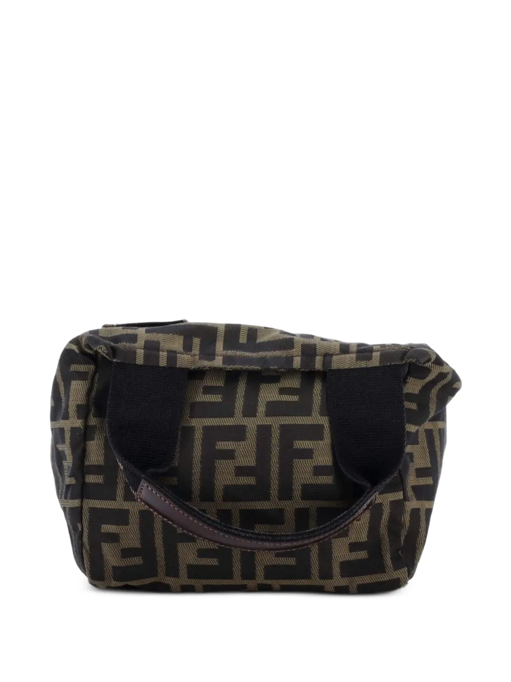 Fendi Pre-Owned Vintage 1925 Cosmetic Zucca Canvas Mini tote bag - Braun