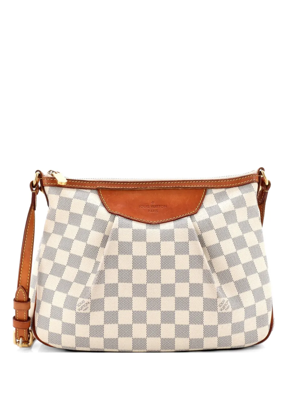 Louis Vuitton Pre-Owned Siracusa Handbag Damier PM crossbody bag - Nude