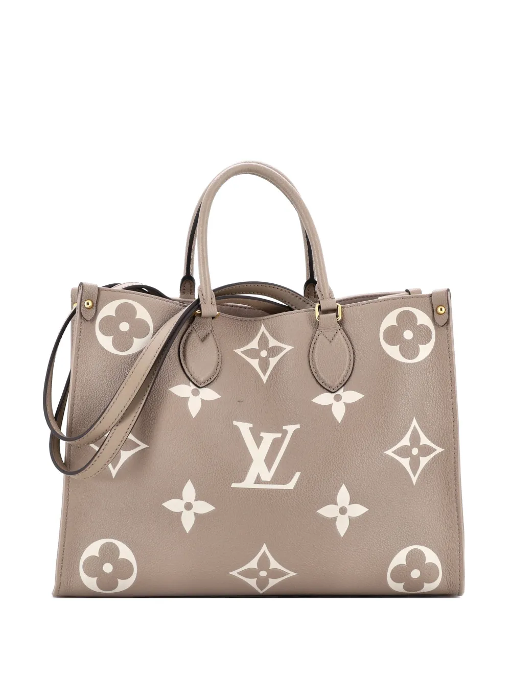 Louis Vuitton Pre-Owned OnTheGo Tote Bicolor Monogram Empreinte Giant MM shoulder bag - Neutrals