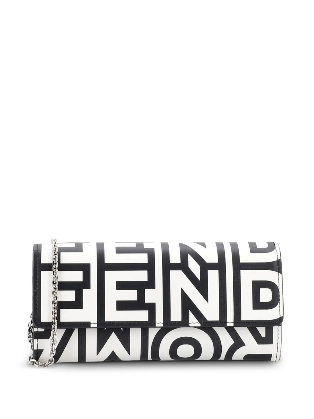 Fendi Pre-Owned x Marc Jacobs Umhängetasche aus Leder mit Print - Schwarz