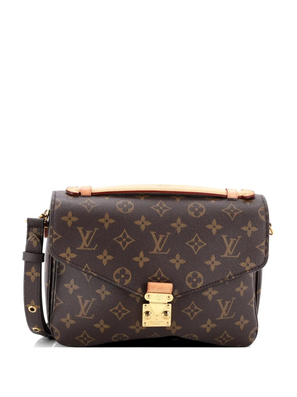 Louis Vuitton Pre-Owned Pochette Metis Umhängetasche aus Canvas mit Monogramm - Braun