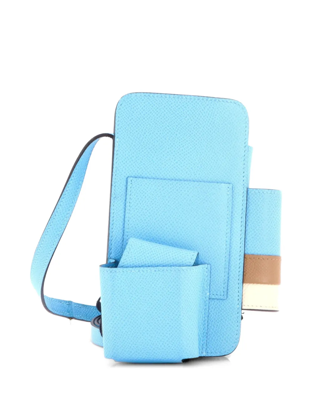 Hermès Pre-Owned Hermesway Phone Case Crossbody Bag Epsom clutch bag - Blu
