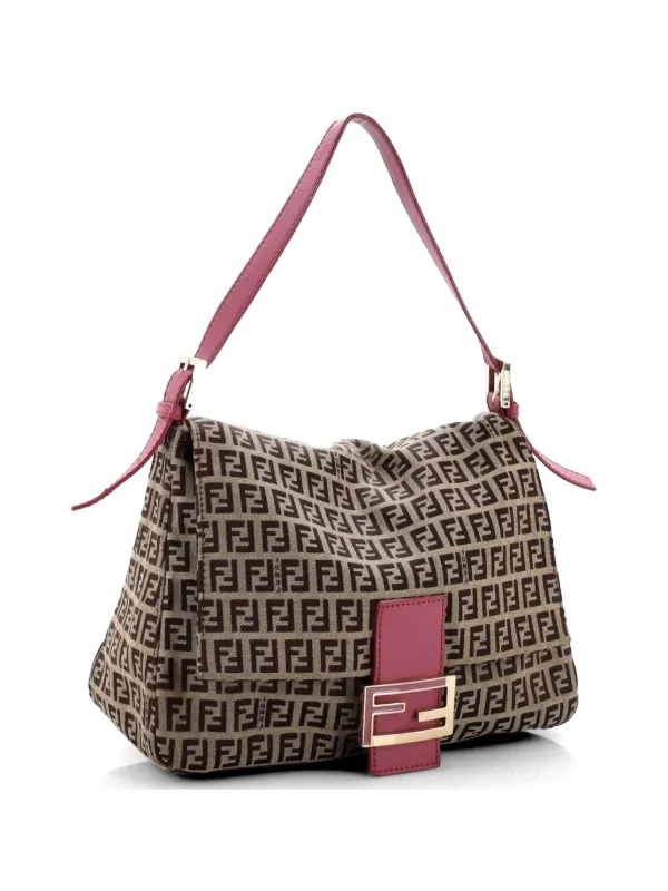 Fendi Pre-Owned マンマ フォーエバー バッグ ズッキーノ キャンバス 