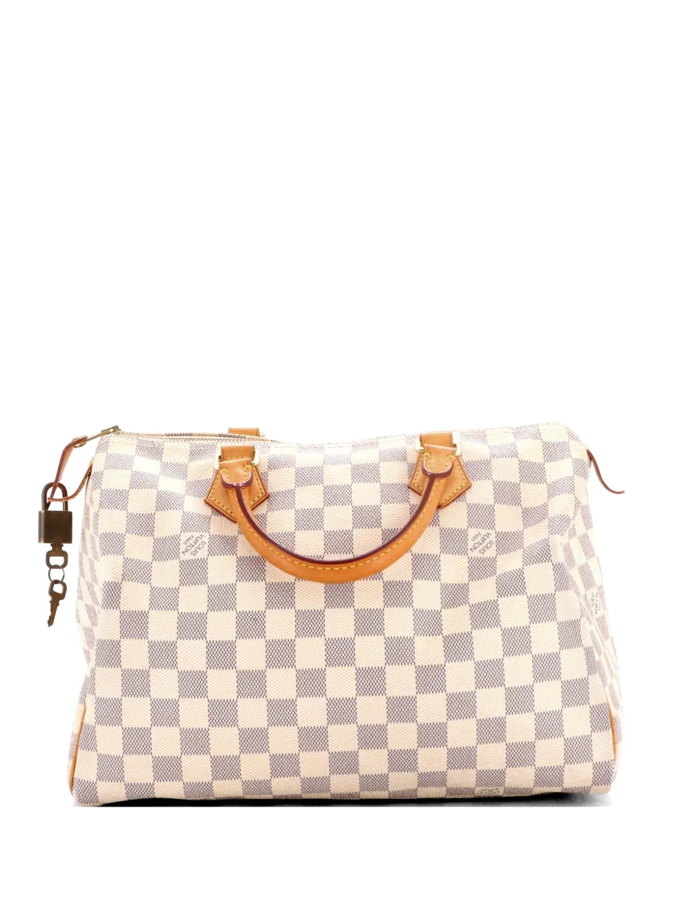 Louis Vuitton Pre-Owned Speedy Handbag Damier 30 satchel - White