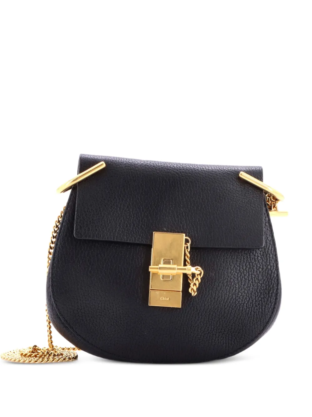 Chloé Pre-Owned Drew Leather Mini crossbody bag - Nero