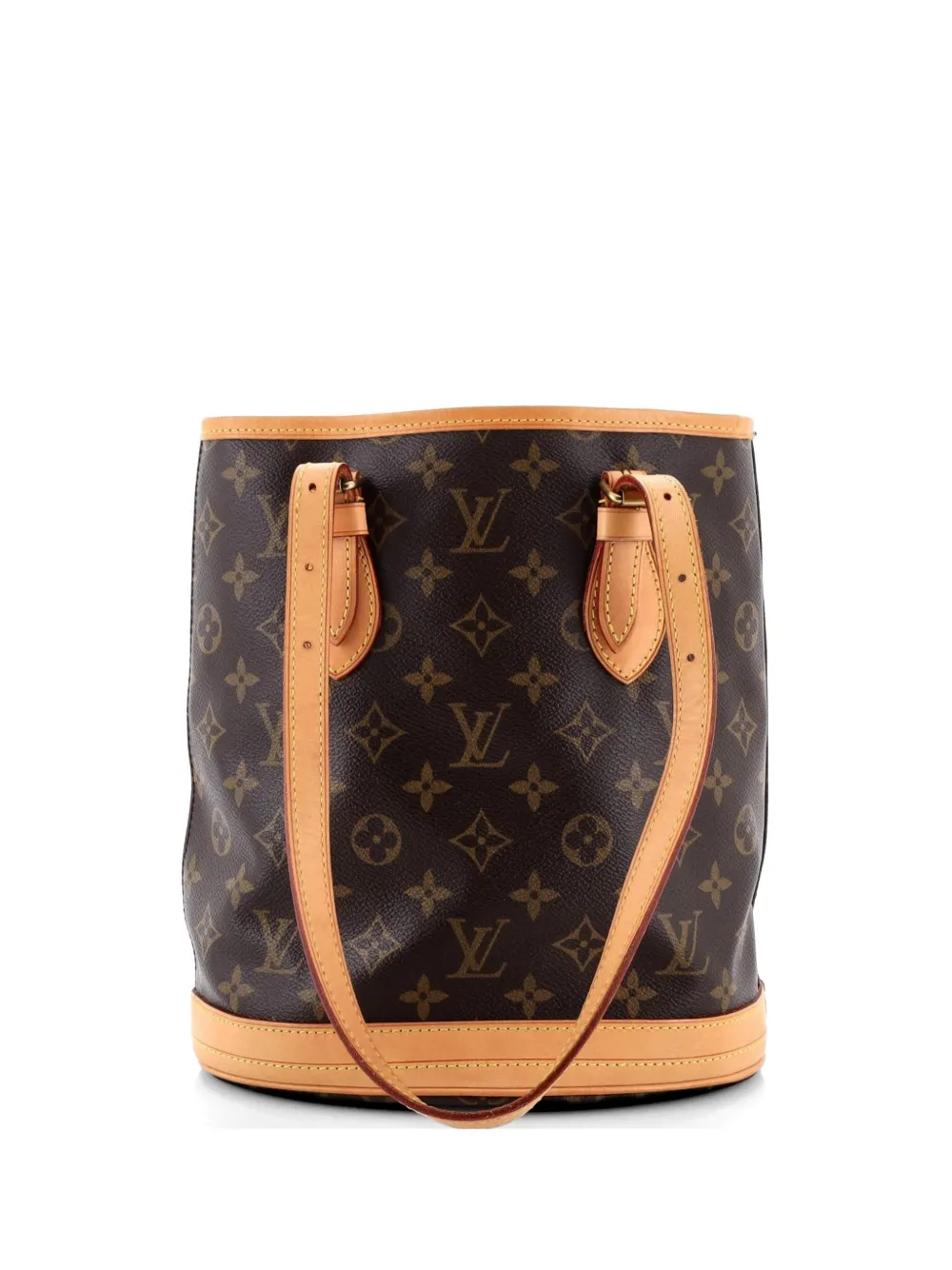 Louis Vuitton Pre-Owned Petit Monogram Canvas bucket bag - Marrone