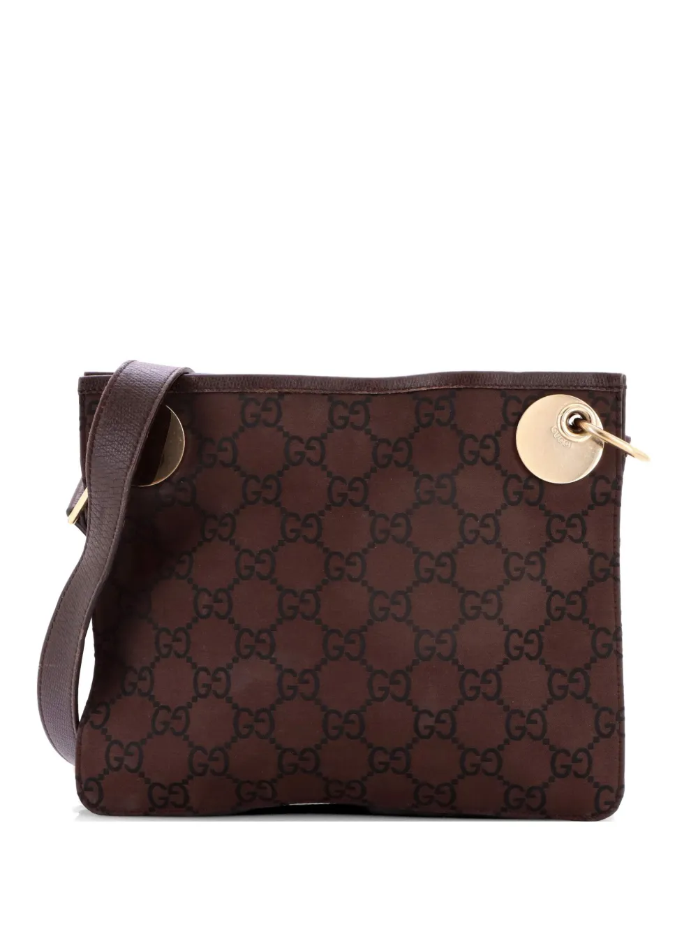 Gucci Pre-Owned Eclipse MessengerBag GG Canvas Small crossbody bag - Marrone