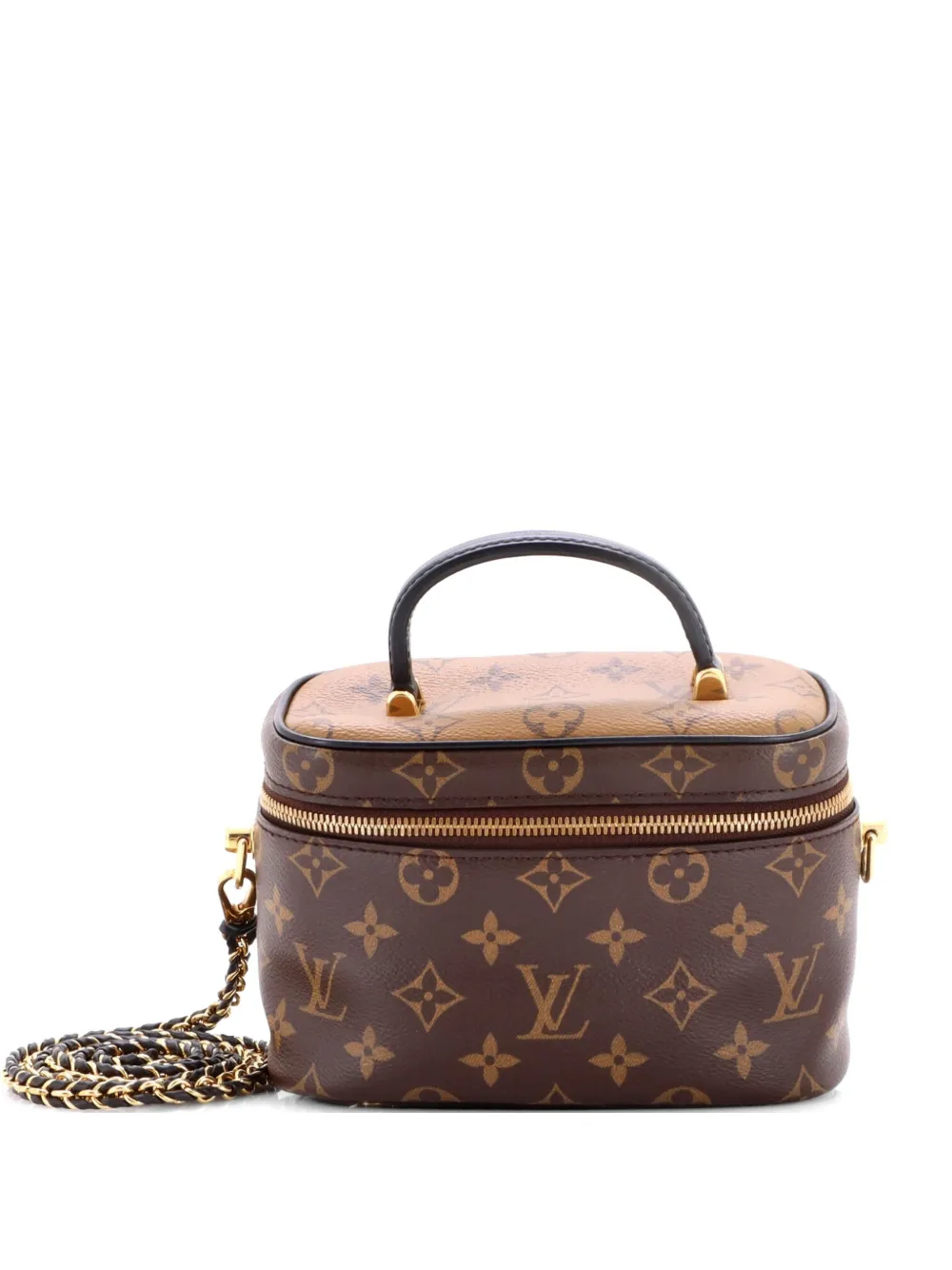 Louis Vuitton Pre-Owned Vanity Handbag Reverse Monogram Canvas PM satchel - Braun