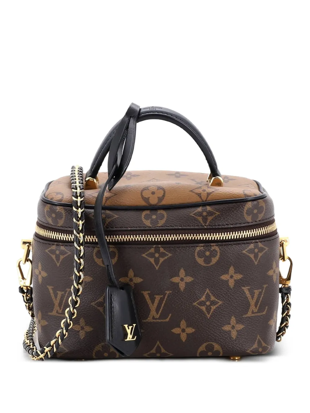 Louis Vuitton Pre-Owned Vanity Handbag Reverse Monogram Canvas PM satchel - Marrone