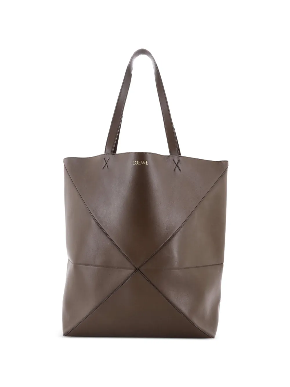 Loewe Pre-Owned Puzzle Fold Leather XL tote bag - Brown