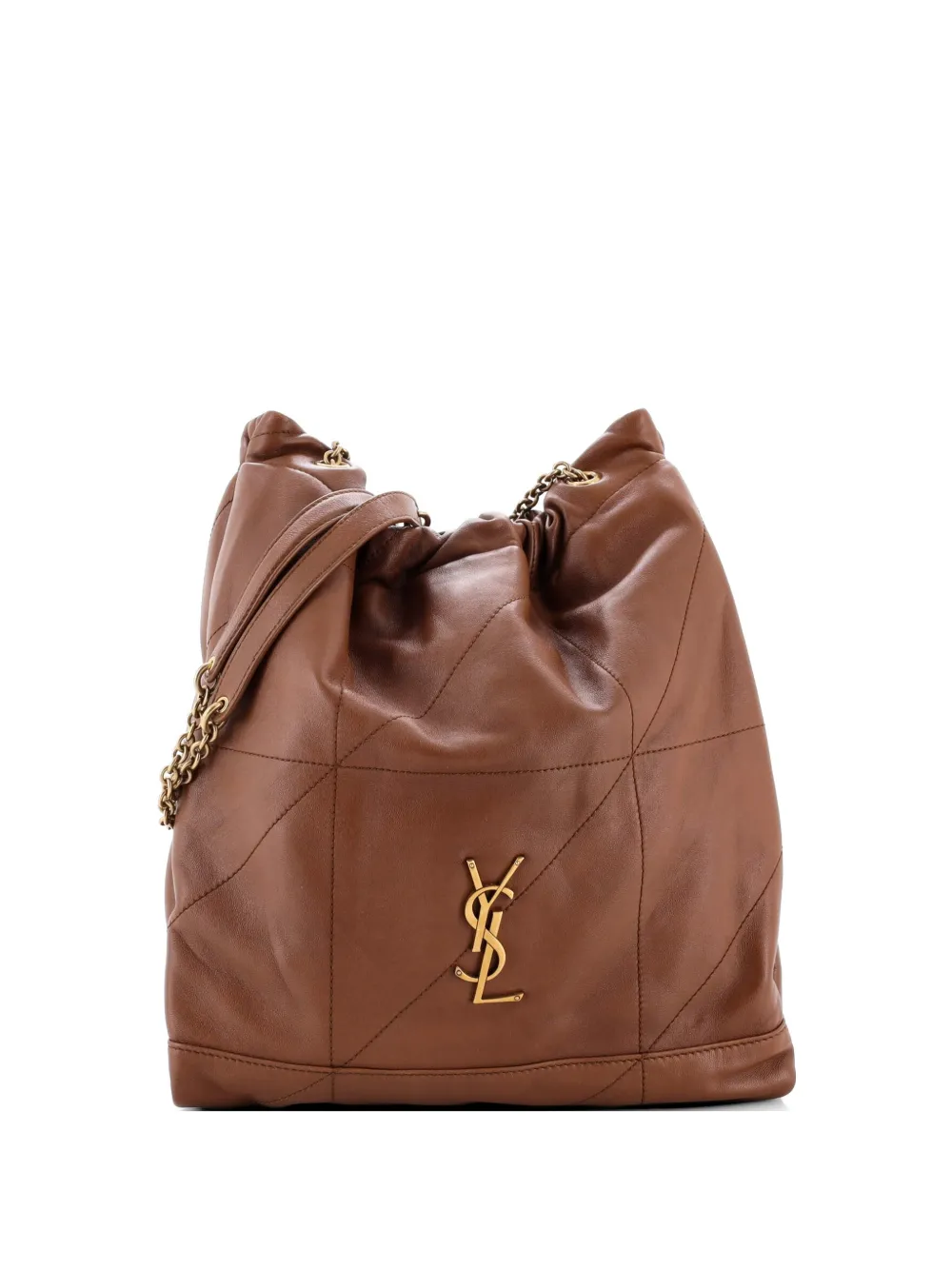 Saint Laurent Pre-Owned Jamie 4.3 Pochon Quilted Leather shoulder bag - Marrone