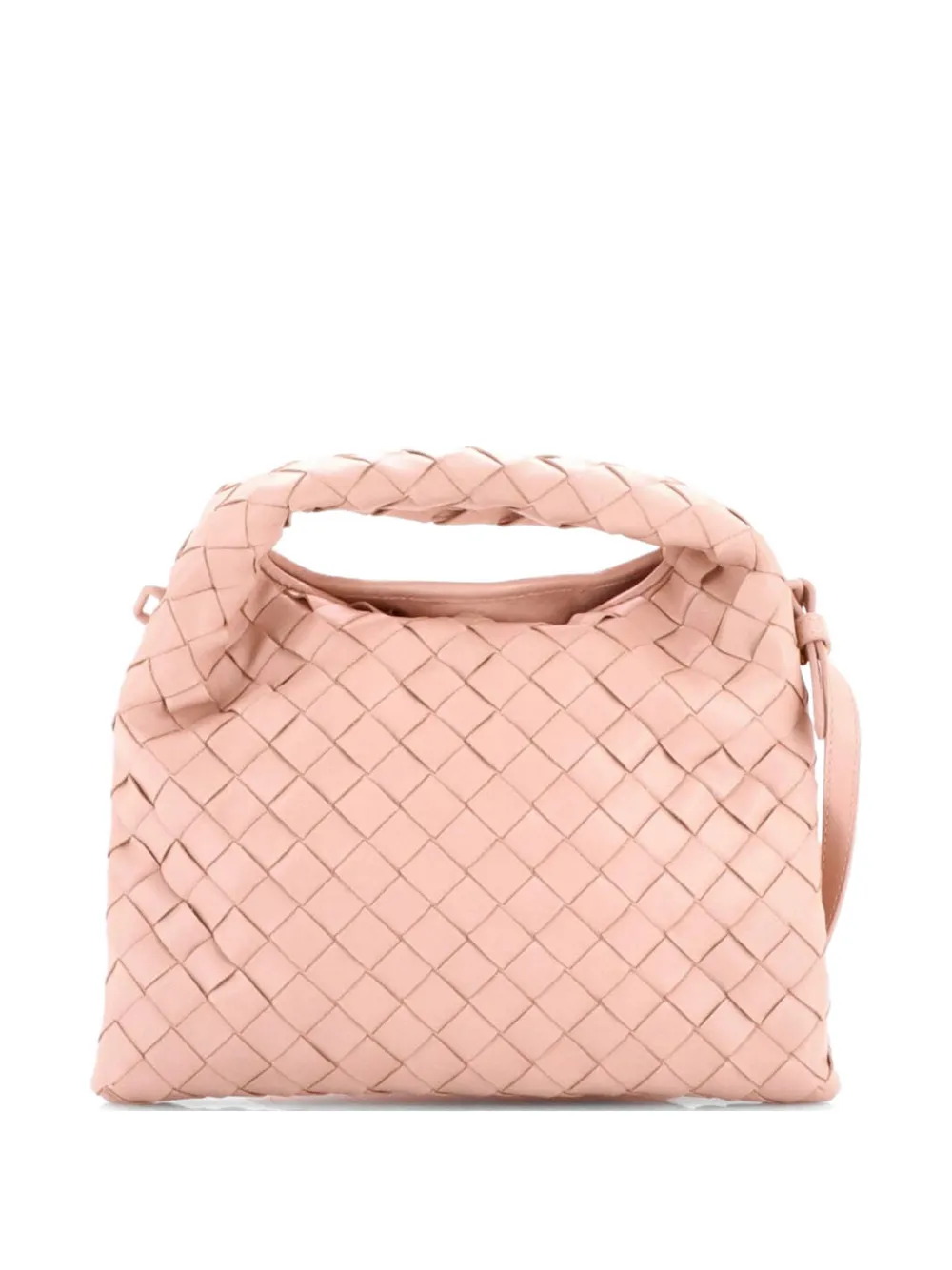 Bottega Veneta Pre-Owned Hop Top Handle Bag Intrecciato Nappa Mini satchel - Rosa