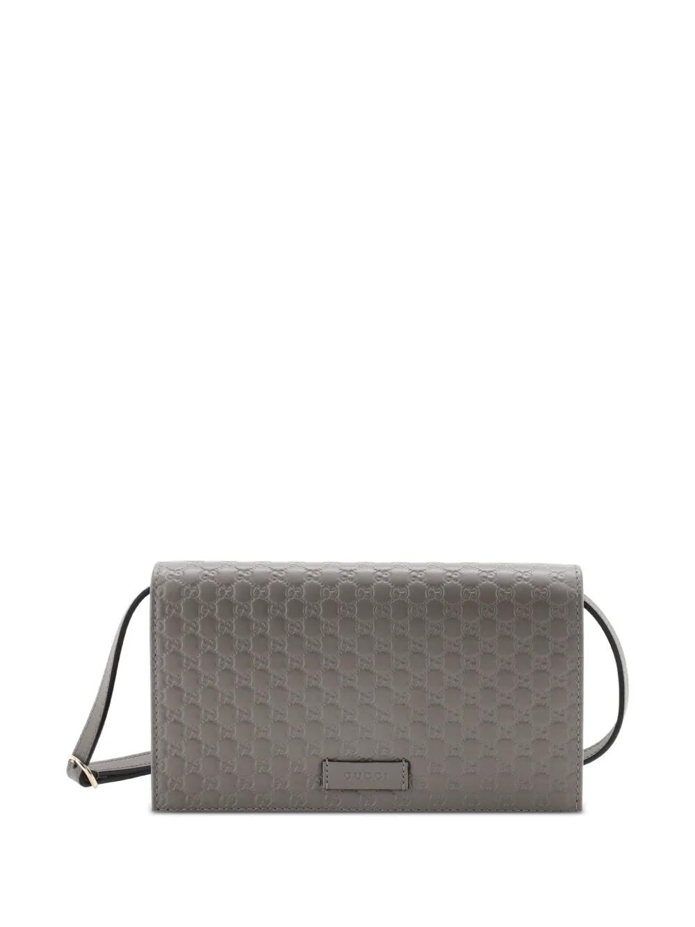 Gucci Pre-Owned Wallet on Strap Microguccissima Leather crossbody bag - Grigio