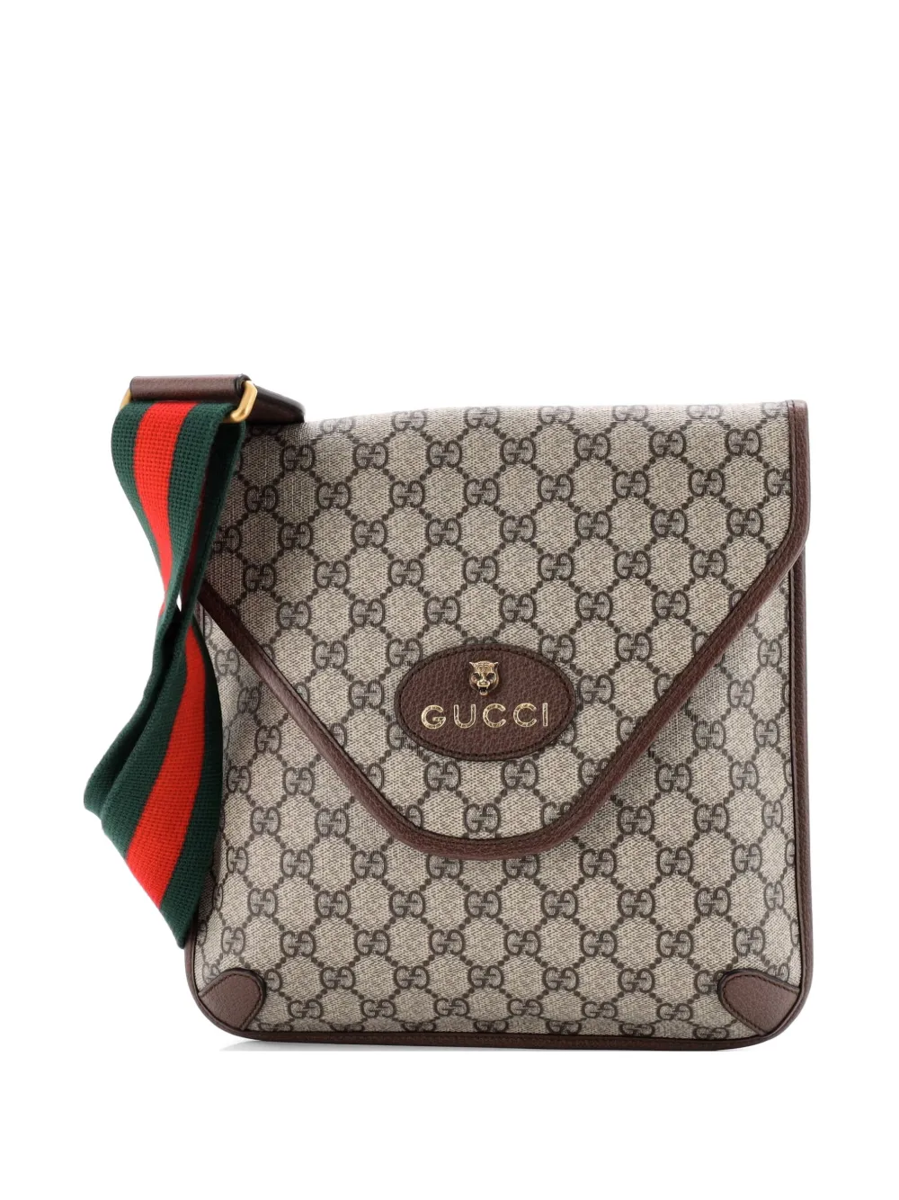 Gucci Pre-Owned Neo Vintage Envelope Messenger GG Coated Canvas Medium crossbody bag - Braun
