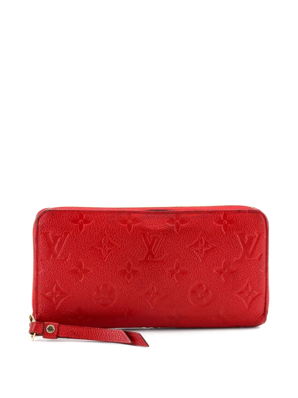 Louis Vuitton Pre-Owned Zippy Wallet Monogram Empreinte Leather small wallets - Rosso
