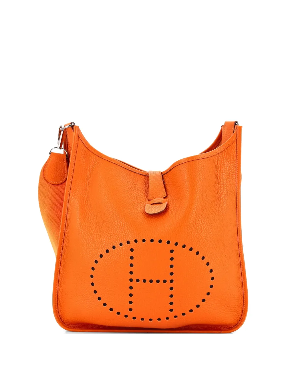 Hermès Pre-Owned Evelyne Bag Gen II Clemence GM crossbody bag - Arancione
