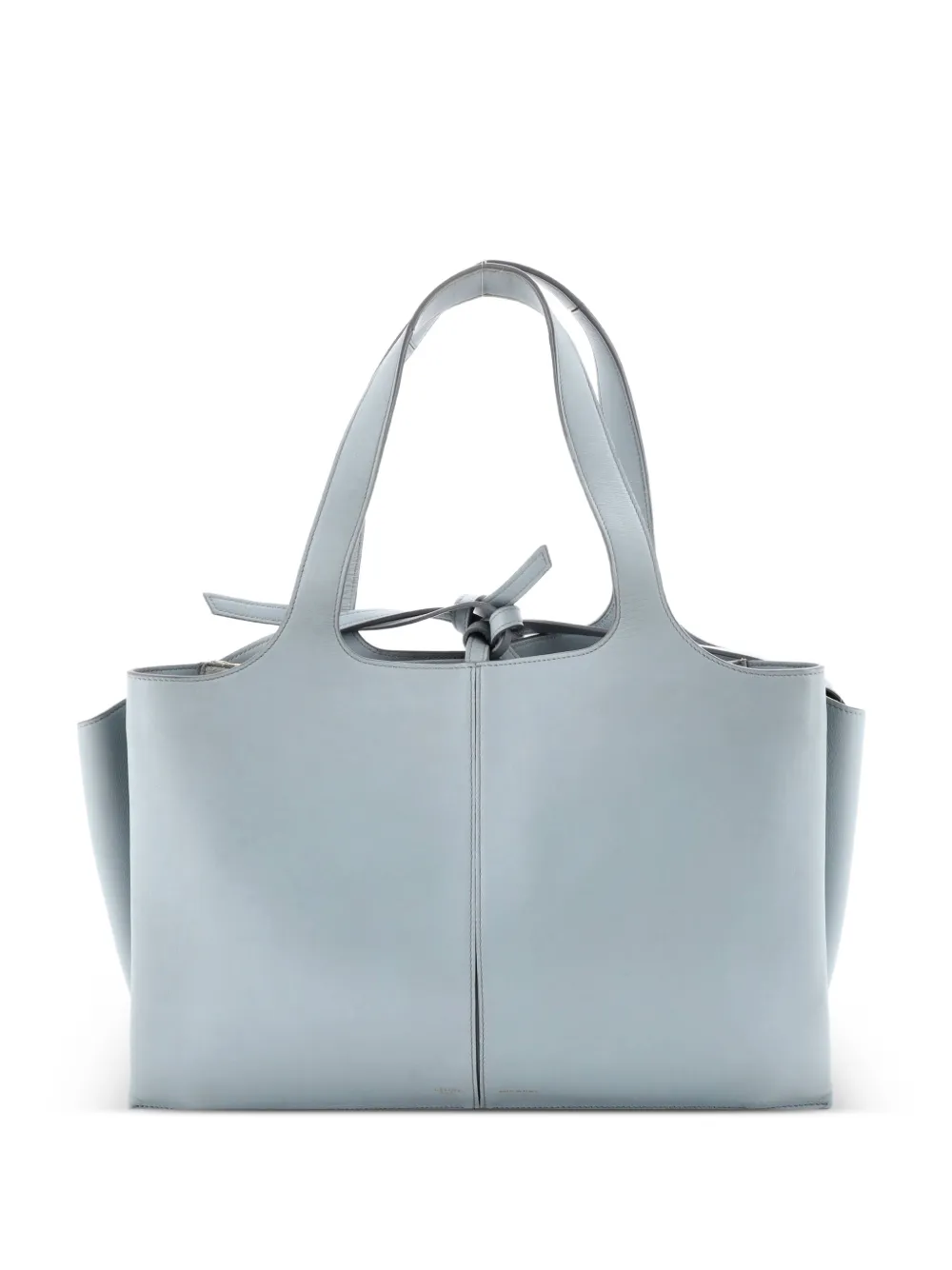 Celine Pre-Owned Tri-Fold Smooth Calfskin Medium shoulder bag - Blu